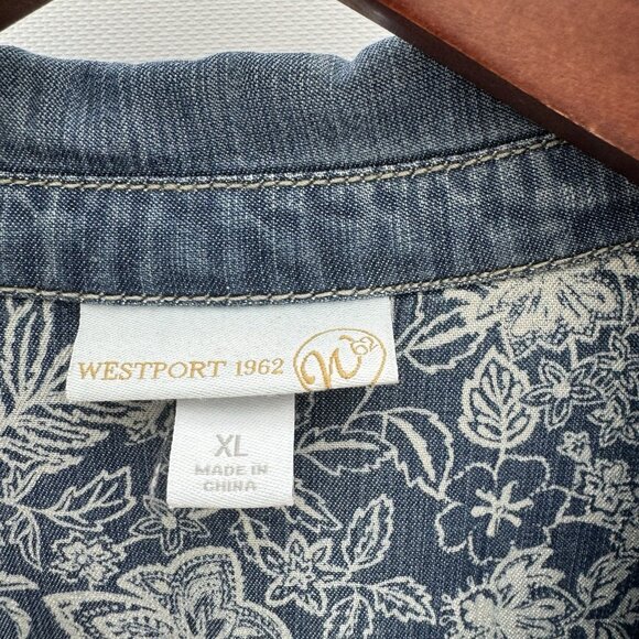 Westport 1962 jeans shirt women Size XL - Picture 4 of 14